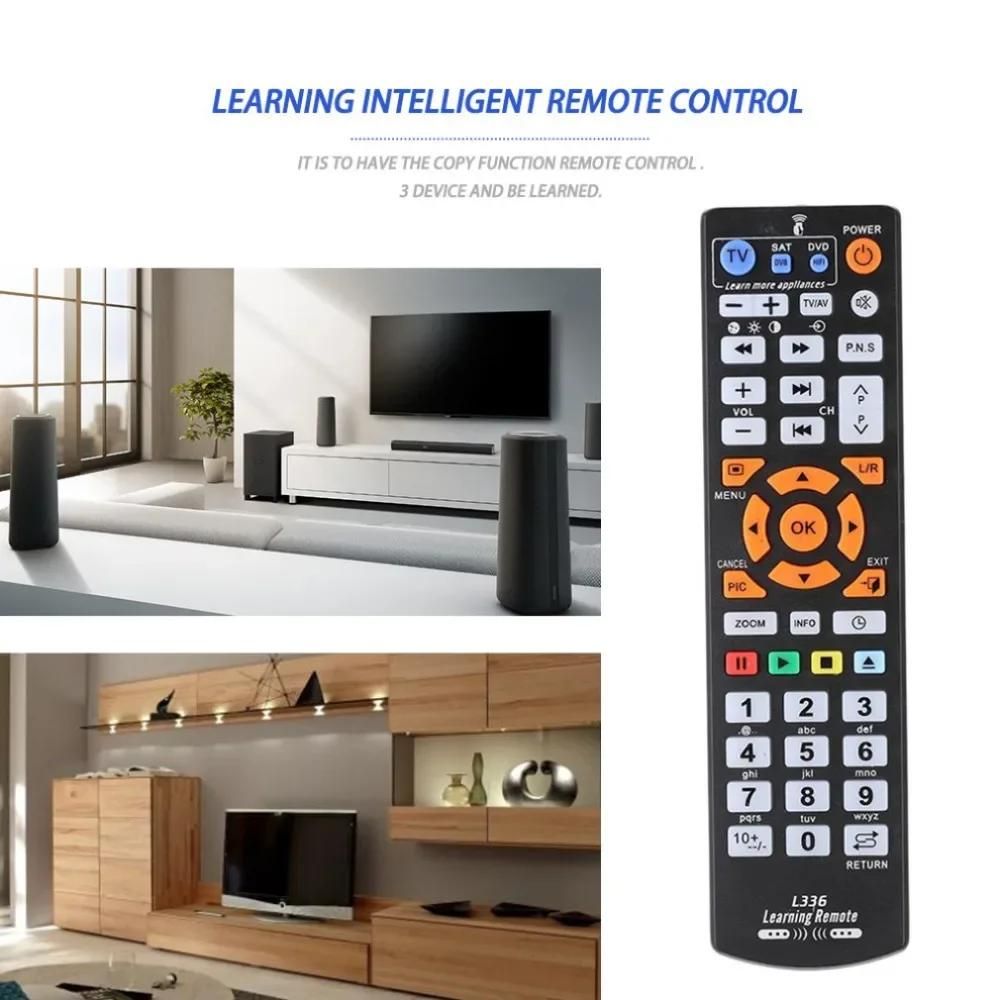 Tlcommande IR intelligente universelle L336 avec fonction d'apprentissage pour TV CBL DVD SAT STB DVB Hi-Fi TV-Box lecteur magntoscope dispositif infrarouge--L336 Remote Control image 2 | Rakuten