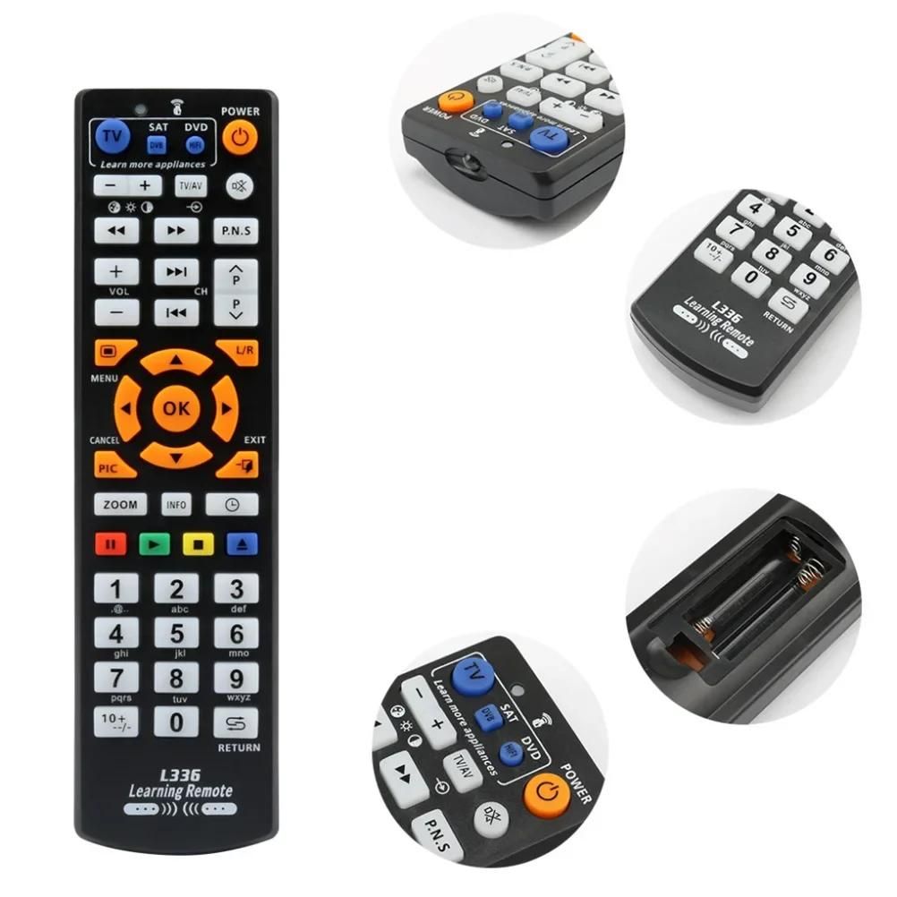 Tlcommande IR intelligente universelle L336 avec fonction d'apprentissage pour TV CBL DVD SAT STB DVB Hi-Fi TV-Box lecteur magntoscope dispositif infrarouge--L336 Remote Control image 3 | Rakuten