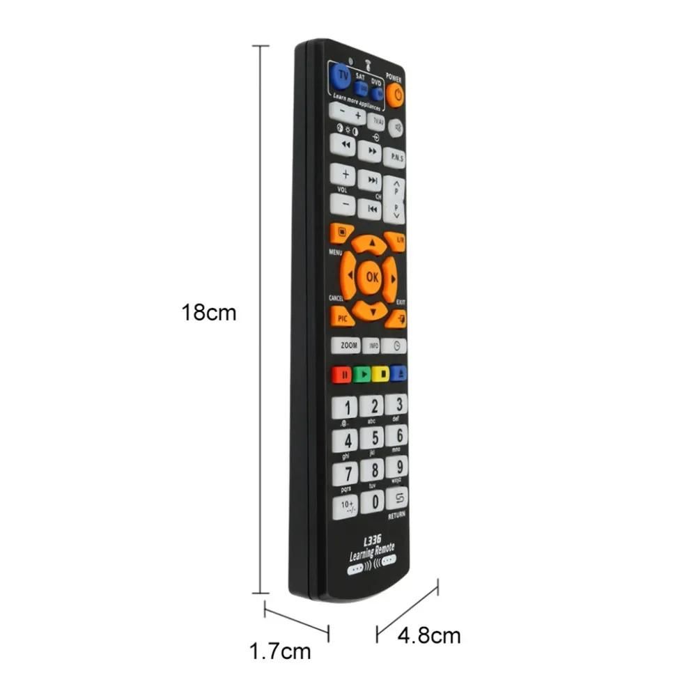 Tlcommande IR intelligente universelle L336 avec fonction d'apprentissage pour TV CBL DVD SAT STB DVB Hi-Fi TV-Box lecteur magntoscope dispositif infrarouge--L336 Remote Control image 5 | Rakuten