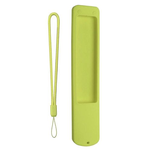 Juste de protection anti-chute en silicone pour télécommande TV. étui de protection anti-rayures. manchon de protection de la peau avec lanière anti-perte pour XMRM-ML Xiaomi--Vert