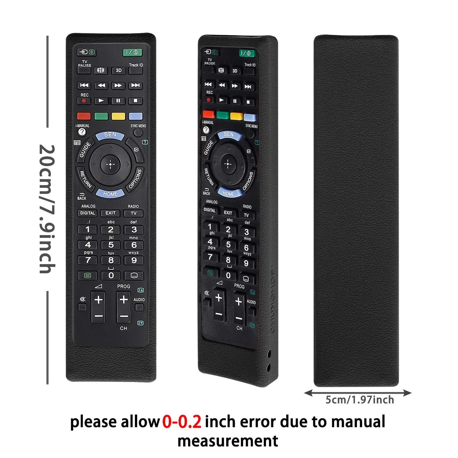 Housses de tlcommande TV pour Sony RM-ED052 RM-ED050 RMT-TX200C RMT-TX100D RM-ED053 RM-ED060 RMF-TX300C. tuis en Silicone antichoc--Light Vert image 1 | Rakuten