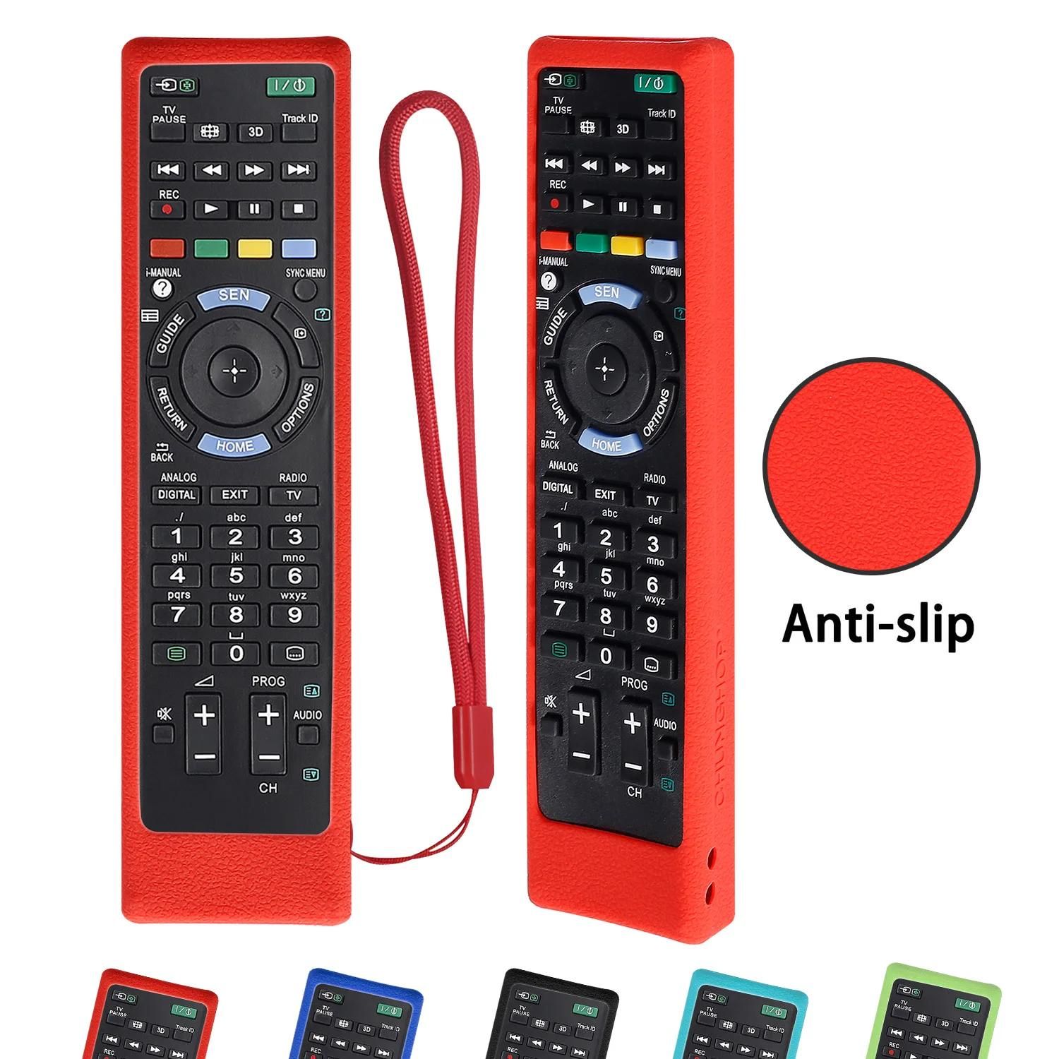 Housses de tlcommande TV pour Sony RM-ED052 RM-ED050 RMT-TX200C RMT-TX100D RM-ED053 RM-ED060 RMF-TX300C. tuis en Silicone antichoc--Light Vert image 4 | Rakuten