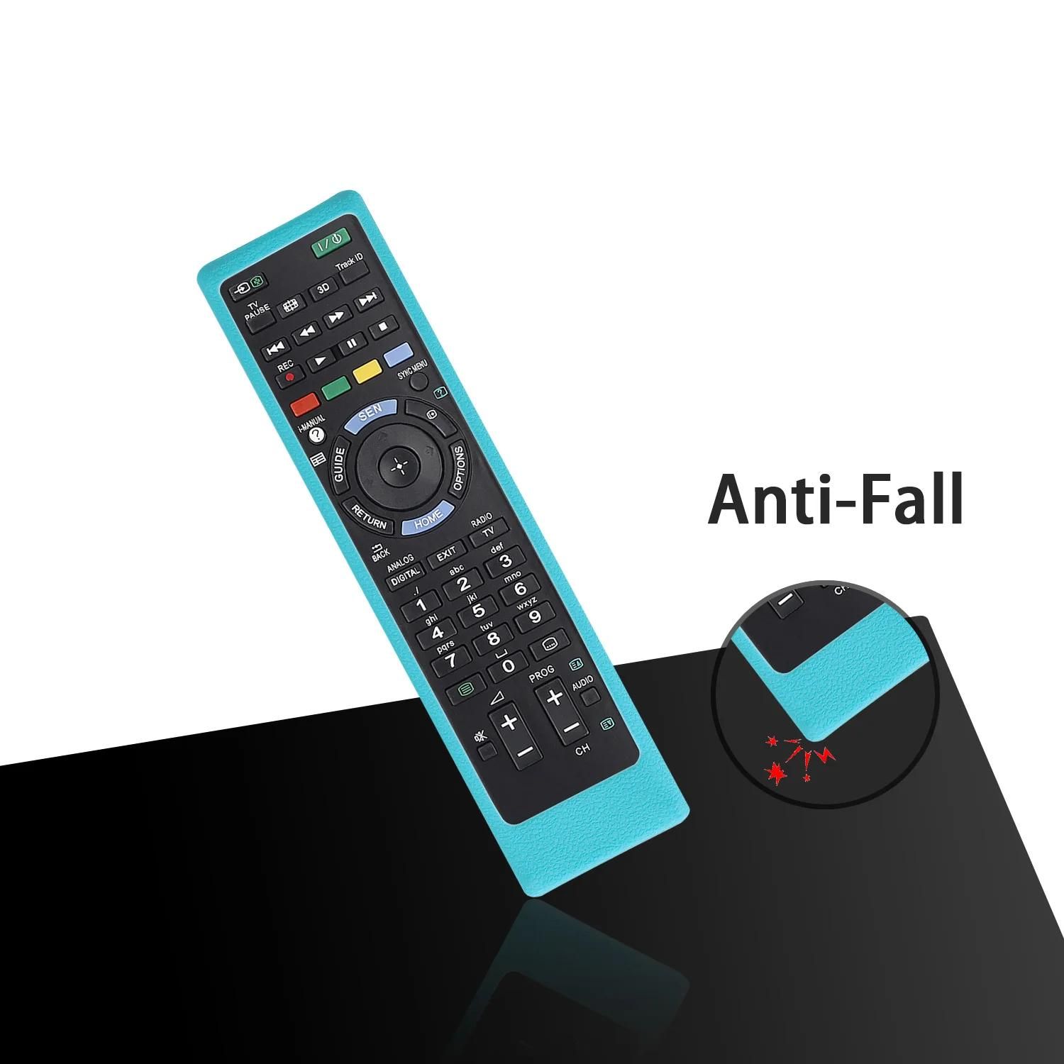 Housses de tlcommande TV pour Sony RM-ED052 RM-ED050 RMT-TX200C RMT-TX100D RM-ED053 RM-ED060 RMF-TX300C. tuis en Silicone antichoc--Light Vert image 5 | Rakuten