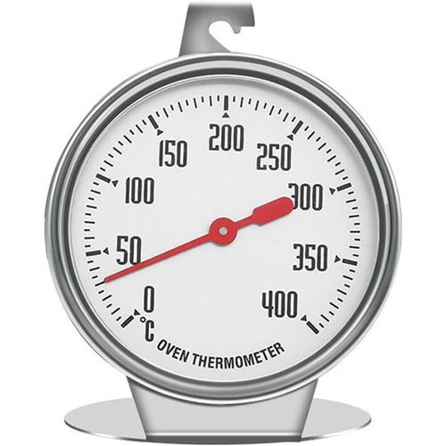 Kal-Thermomètre De Four En Acier Inoxydable Avec Grand Cadran, Thermomètre Pour Cuisinière Électrique Et À Gaz, Pour Les Pâtisseries De Cuisine Et La Cuisson, Thermomètre De Four Intérieur