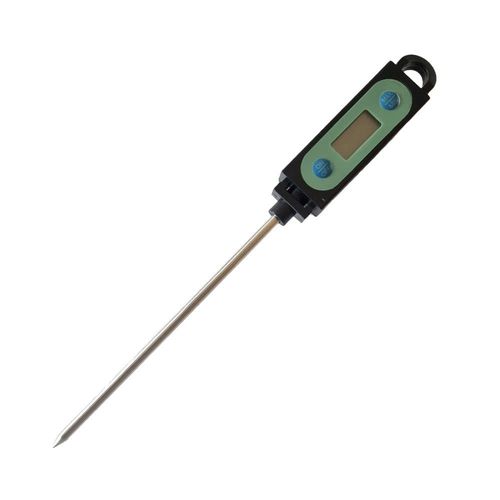 Kal-Thermomètre De Cuisine ¿ Lecture Instantanée De La Température ¿ Sonde De 12,5 Cm ¿ Écran Lcd ¿ Pour Viande, Barbecue, Vin, Lait, Friture À L'huile, Desserts, Gril, Nourriture, L'eau