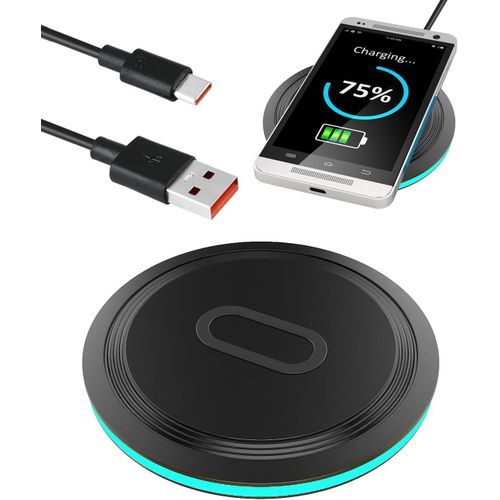 Kal-15w Chargeur Sans Fil Rapide Pour I-Phone 14/13/12/11/Se/Xr, Google Pixel 8/8 Pro/7a/7/7 Pro/6/6 Pro/5/4/4xl Chargeur Induction Pour Sam-Sung Galaxy S24 /S24 +/S23/S22/S21/S20/S10