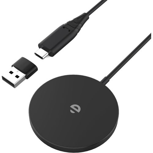 Kal-Chargeur Induction Rapide Compatible Avec Magsafe, 15w Magnétique Sans Fil Charger Pour Iphone 15/14/13/12 Series Et Airpods, Noir