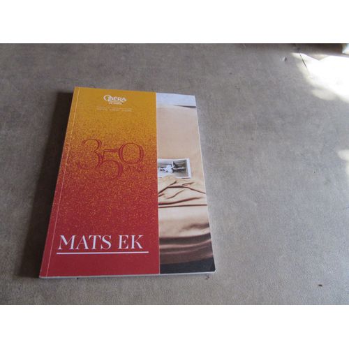 Ballet Mats Ek Saison 2018 19 Opera De Paris ( Programme