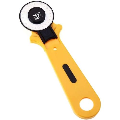 Couteau Rotatif Générique Portable En Acier Inoxydable, Outils De Coupe Pour Papier, Cuir Et Tissu