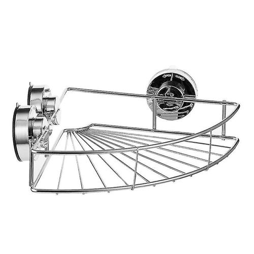 Étagère d'angle de douche à forte aspiration, étagères en acier inoxydable, étagère de salle de bain, douche