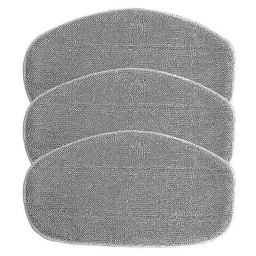 Lot de 5 housses de rechange compatibles avec le nettoyeur vapeur et balai vapeur Leifheit CleanTenso ¿ Microfibre, gris