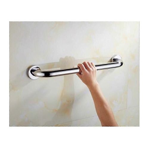Barre d'appui de 55 cm pour salle de bain, antidérapante, porte-serviettes, balustrade murale, pour personnes âgées