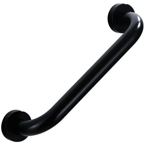 Poignée de sécurité pour douche, barre d'appui antidérapante 30 cm pour salle de bain, baignoire, toilettes (noir)