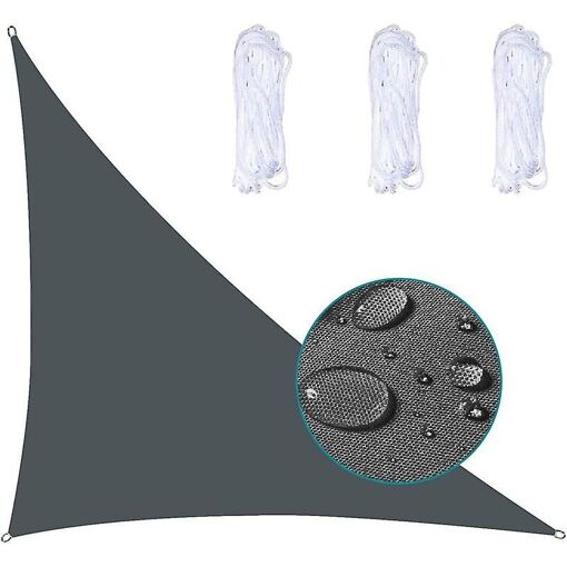 Voile D'ombrage Triangulaire Imperméable En Toile Tendue, Protectio...