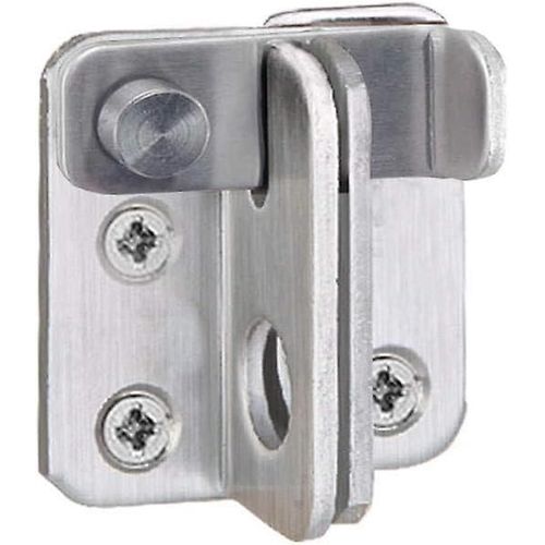 Lot de 4 verrous de porte coulissante robustes en acier inoxydable, verrou de sécurité, petit cadenas pour porte, fenêtre, armoire, cage pour animaux, accessoires de fixation