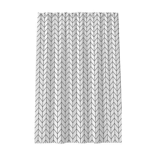 Rideau de douche à motif simple et joli - Magnifique rideau de bain PEVA imperméable - Rideau de bain facile d'entretien - 180 x 180 cm
