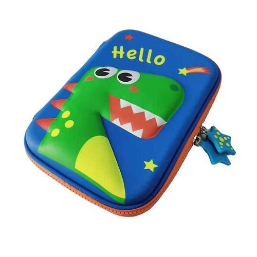 Boîte À Crayons 3d, Jolie Trousse À Crayons Dinosaure Eva, Grande Boîte À Papeterie De Dessin Animé