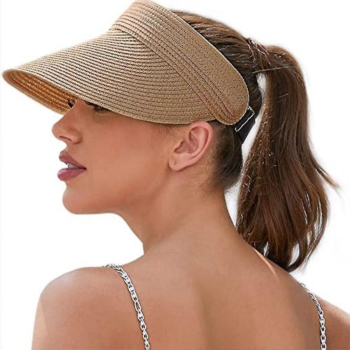 Chapeaux De Paille Pour Femmes, Chapeaux À Visière Pour Femmes, Chapeaux De Plage Pour Femmes, Chapeau De Soleil Pour Femmes, Chapeau De Paille Pour Femmes En Raphia Naturel