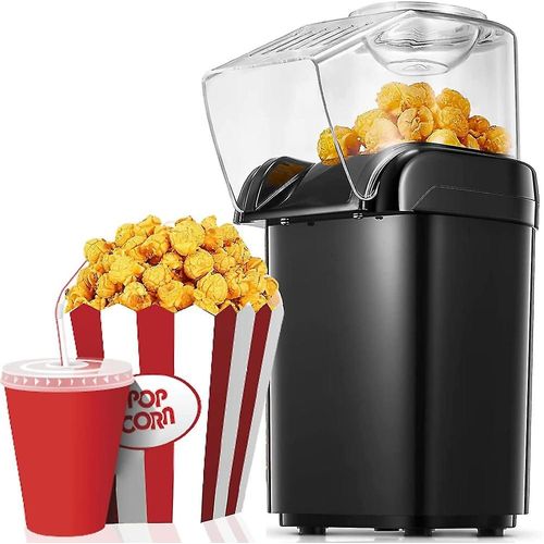 Machine à popcorn électrique 1200 W, popcorn rapide en 2 minutes, popcorn à air chaud