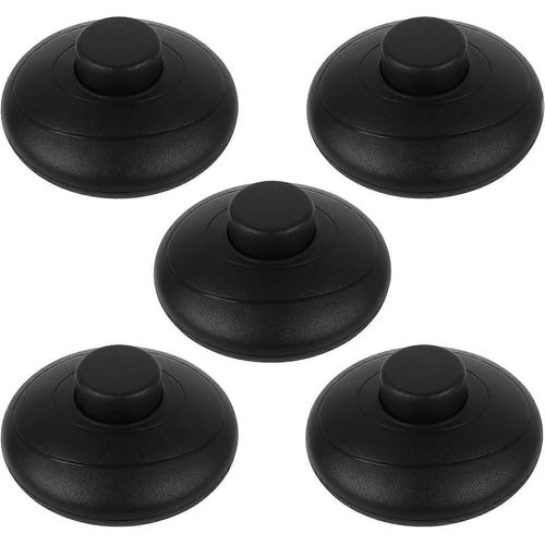 Interrupteur À Pied Rond Pour Luminaire, 5 Pièces, Pour Lampes De Table Et Lampadaires, 250 V/2 A