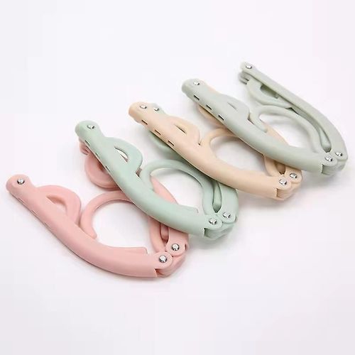 Portant À Vêtements Pliable En Plastique Portable 8 Pièces
