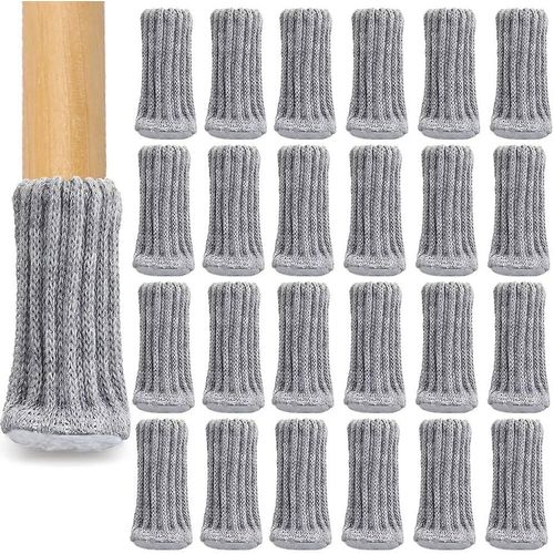 Lot De 24 Chaussettes De Chaise, Protège-Pieds De Chaise, Protège-Pieds De Chaise, Protège-Meubles