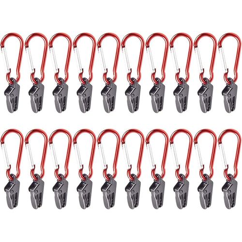 Pinces pour auvent de bâche, 20 pinces porte-gants avec pince en plastique, pince pour auvent, pince coupe-vent instantanée pour tente