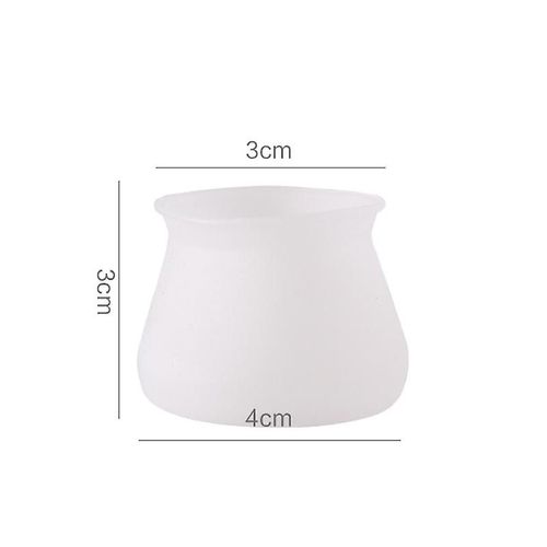 Lot De 8 Protège-Pieds De Chaise En Silicone (Blanc)