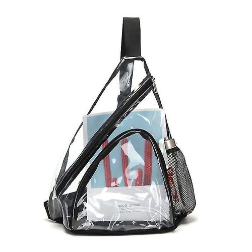 Sac à bandoulière tendance antivol pour homme, 4 couleurs, décontracté, transparent, étanche, unisexe