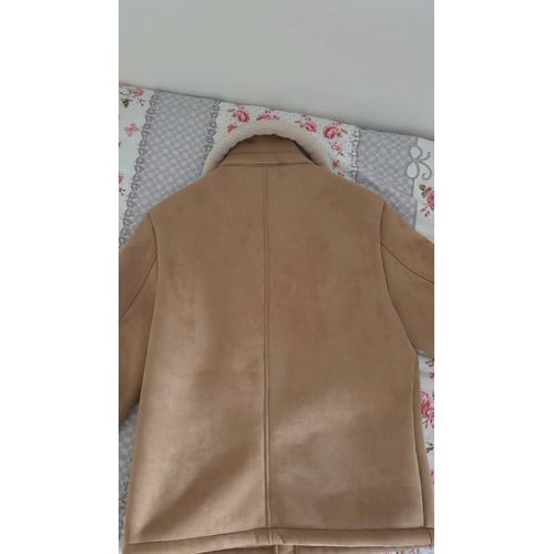 Martin Veste En Similicuir Beige