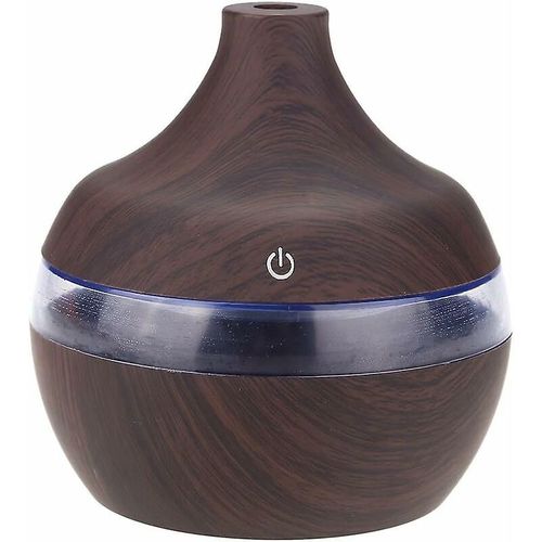 Humidificateur d'air aux huiles essentielles 300 ml, humidificateur d'air ultrasonique, diffuseur de parfum électrique à brume fraîche avec 7 couleurs changeantes, SPA silencieux pour la maison et le bureau