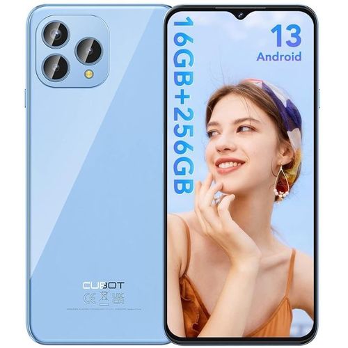 CUBOT P80 4G Telephone Portable,16Go+256Go Bleu