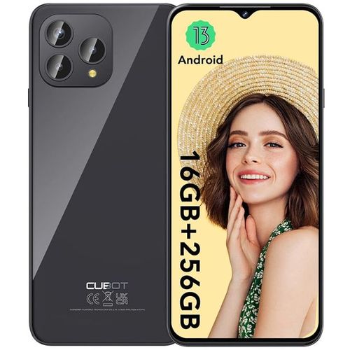 CUBOT P80 4G Telephone Portable,16Go+256Go Noir