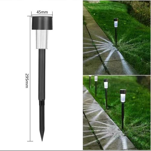 Lampe Solaire D'extérieur Étanche 62,Luminaire Décoratif De Paysage,Idéal Pour Un Jardin,Un Sentier,Une - Black-White Light-30pcs