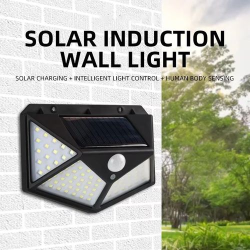 Applique Murale Led Solaire Rechargeable,Avec Capteur Infrarouge Shoous,Imperméable,Pour Cour Extérieure,2 Pièces- Orange-0-5w