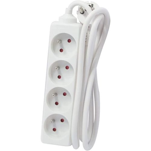 Chacon Bloc multiprise 4 prises 16A 1,5m blanc