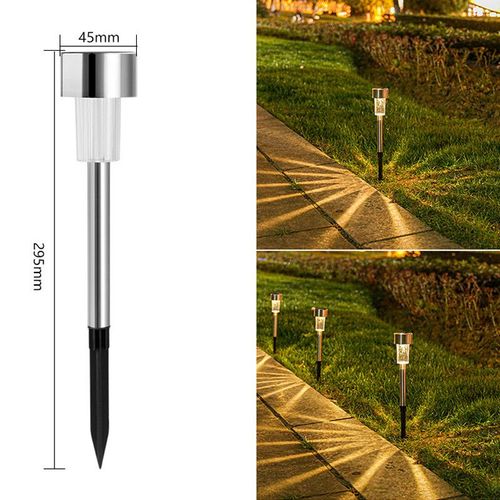 Lampe Solaire D'extérieur Étanche 62,Luminaire Décoratif De Paysage,Idéal Pour Un Jardin,Un Sentier,Une - Small Warm Light-16pcs
