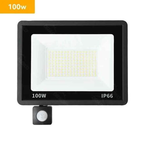 Projecteur Led Avec Détecteur De Mouvement Pour L'extérieur,Applique Murale Étanche Ip66,Idéal Pour Le Jardin Ou La - 100w-E52525