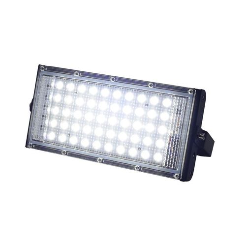 Projecteur Led Imperméable À Large Faisceau,Conforme À La Norme Ip65,Éclairage D'extérieur,220/240v,50w- 50w Cool White -A