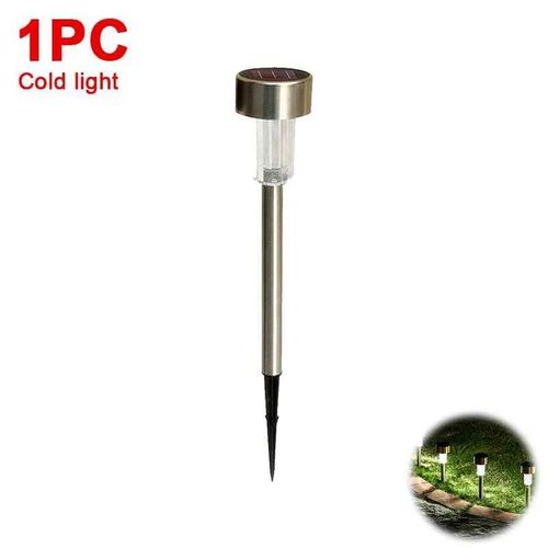 Lampe Solaire D'extérieur Étanche 62,Luminaire Décoratif De Paysage,Idéal Pour Un Jardin,Un Sentier,Une Cour Ou Une - White 1pc-C