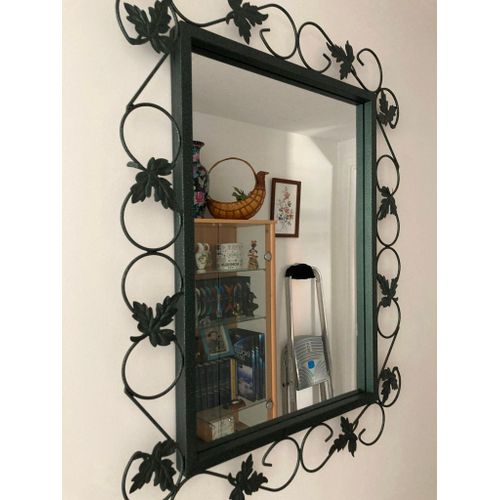 Miroir fer forgé