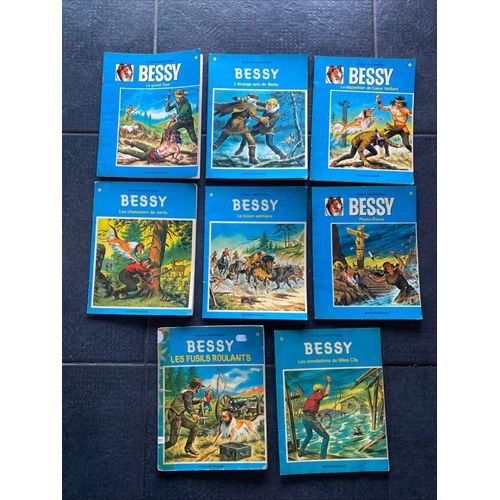 Lot 8 Bd Bessy Rare Wirel Studio Vandersteen 1968 Couleurs Western Indiens Eo