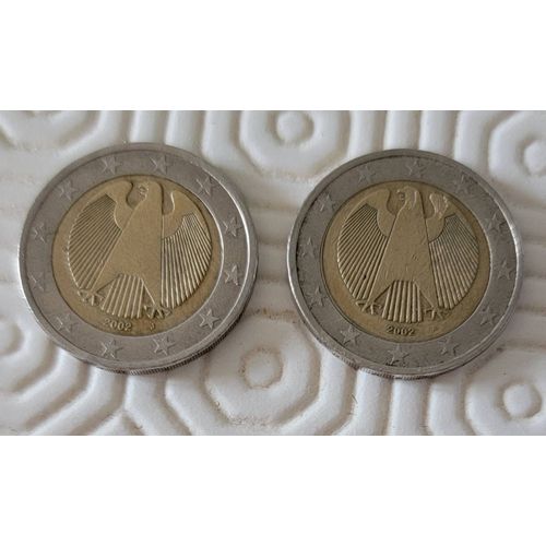 2 Pieces De 2 Euros Allemande De 2002