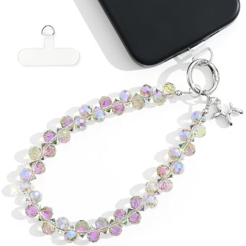 Kal-Cordon De Téléphone Et Dragonne Avec Languette D'attache Sécurisée, Breloque Chien Ballon En Gelée, Mains Libres Pour Femme, Cadeau De Saint-Valentin/D'anniversaire (Boîte Haut De Gamme Incluse)