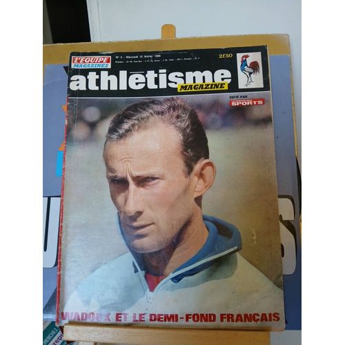 L'Equipe Magazine Athletisme N°3 12 Fevrier 1969 Wadoux Demi Fond Francais