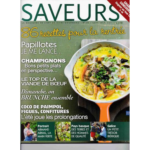 Magazine Saveurs N° 186