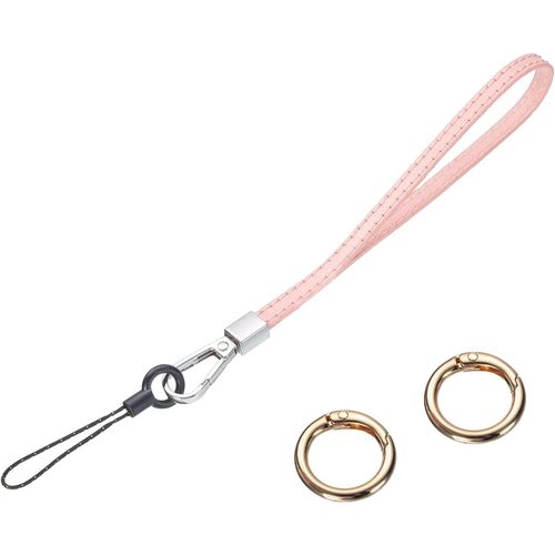 KAL-Dragonne En Cuir Lisse Pour Empêcher Les Chutes De Poignet Pour Embrayage, Téléphone Portable, Porte-Clés, Portefeuille, Sac À Main