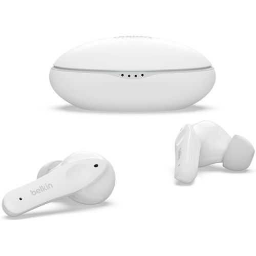 KAL-Soundform Nano, Écouteurs Enfants True Wireless, Limite De 85 Db (Protection Auditive), Apprentissage En Ligne, École, Certifié Ipx5, 24 H De Lecture Pour Iphone, Galaxy, Pixel, Etc.\U2013 Blanc