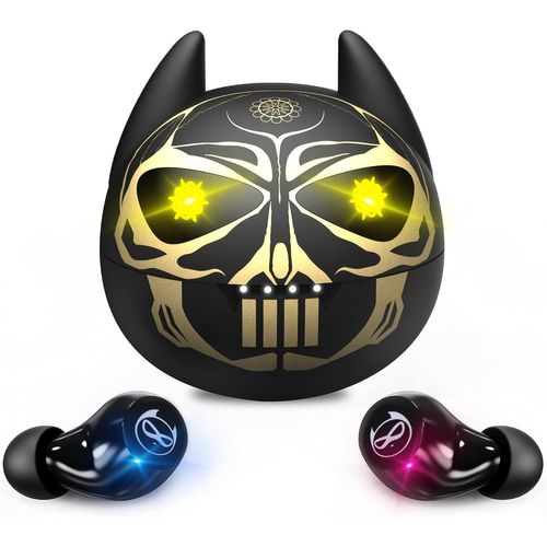 KAL-Ecouteur Bluetooth, Ecouteurs Bluetooth Sans Fil 5.0 Sport Étanche Hi-Fi Son Stéréo, Contrôle Tactile, Microphones Intégrés, 36 Heures Durée De Lecture, Pour Ios Et Android Telephone