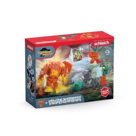 Figurine Lava Robot Value Pack, Schleich 72225 Gamme Eldrador Creatures